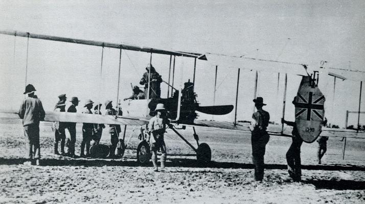 Фотография 1916 года. Фарман Ф 27 на Месопотамском фронте