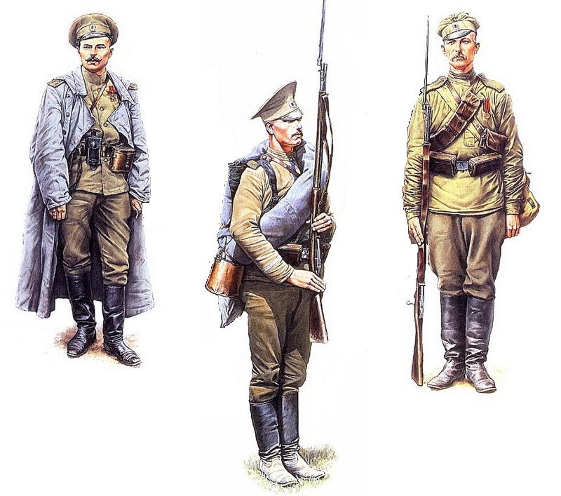 Униформа пехоты русской императорской армии 1914